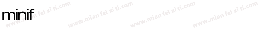 minifrontbyslik Medium字体转换